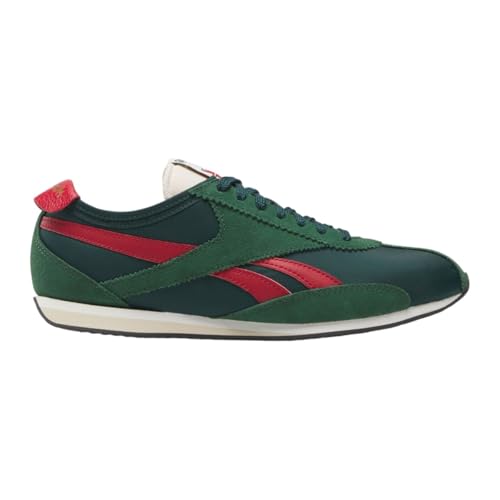 Reebok Unisex R400 Trainers, Dark Green/Forest Green/Flash Red, 37.5 EU, Dark Green Forest Green Flash Red, 5.5 UK