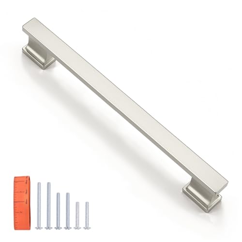 KNOBWELL Brushed Nickel Cabinet Pulls
