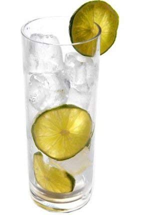 AIOS Set of 6 Dishwasher Safe Unbreakable Polycarbonate Plastic Highball/Hiball glasses. Capacity 320ml. Ideal for Pimms, Mixers and Soft Drinks.