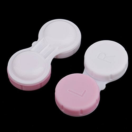 image for MagiDeal 10pcs Mini Contact Lens Case Travel Lenses Storage Soaking Cl