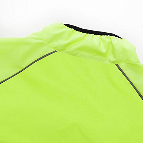 B Blesiya Unisex waterdichte winddichte regenjas fietsjas reflecterende loopjas fietskleding fietsshirt - Image 5