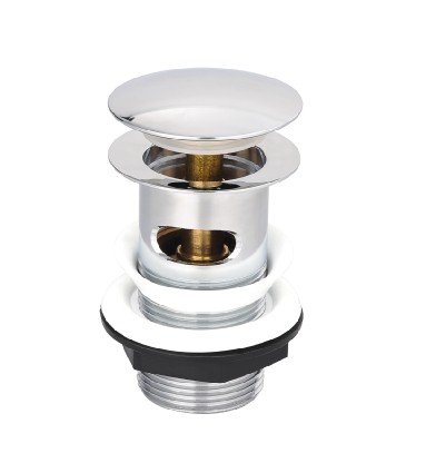 e-Plumb 10909SE Easy Clean Slotted Basin Waste, Chrome