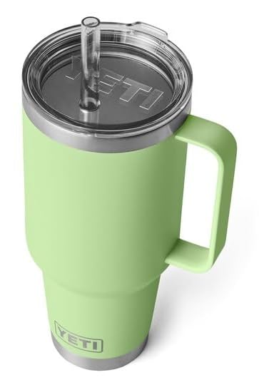 YETI Rambler Straw Mug, Stainless Steel Vacuum Insulated Mug with Stronghold Lid, Key Lime, 42 oz (1.2 l)