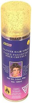 Glitter Hair Spray, Multiple Colors Available, Temporary Hair Glitter, Gold