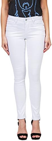 Women Basic colorful Jeans (3, White)