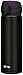 Thermos Stainless Steel Commuter Bottle, Vacuum insulation technology locks,0.5-L,ALL-Black,[one-touch open type] ,JNL-502 ALB