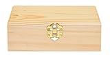 Darice 9151-50 Wood Hinged Box, 6-Inch
