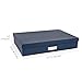 Bigso 934156941 Sverker Document Storage Box, Blue