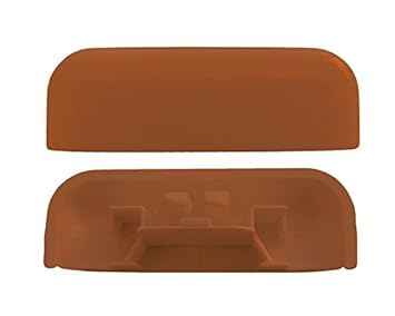 Wasserschlitzkappe soft edge, ockerbraun, RAL 8001 (100 ST)