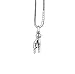 Corinna-Maria 925 Sterling Silver Italian Good Luck Hand Sign Pendant Necklace Mano Cornuto