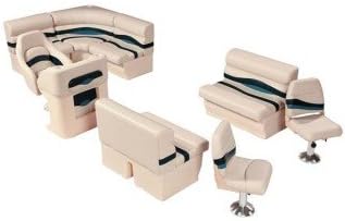 AMRW-WS14015-988 * Wise Premier Angler Pontoon Seat Package - Platinum-Jade-Fawn