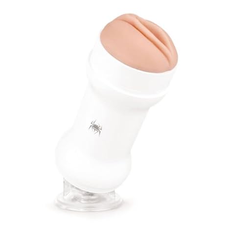 Spider realistischer Masturbator, Farbe Extreme White