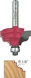 Freud 38-452 1-1/4-Inch Diameter Double Fillet Ogee Router Bit with 1/4-Inch Shank