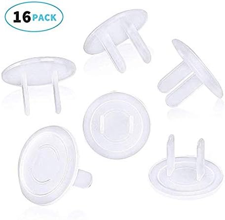 Outlet Plug Covers Clear| Safe & Secure Electric Plug Protectors | Sturdy Childproof Socket Covers for Home & Office | Easy Installation | Protect Toddlers & Babies | White