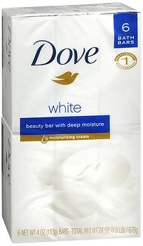 Dove White Beauty Bar Soap, 12-Pack - Image 2