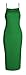 Forever Womens Army Skull Stripe Print Viscose Cami Bodycon Midi Dress