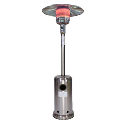 Commercial Outdoor Lp Propane Gas Patio Heater With Cover Hammered Bronze