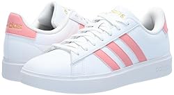 adidas Women's Grand Court 2.0 Sneaker, White/Semi