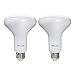 Philips LED Dimmable BR30 Soft White Light Bulb with Warm Glow Effect 650-Lumen, 2700-2200-Kelvin, 9-Watt (65-Watt Equivalent), E26 Base, Frosted, 2-Pack