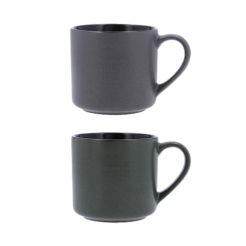 Bidasoa Dark Moon Tasse en céramique Assortiment de 54 cl Gris