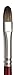 da Vinci 1845-10 Oil & Acrylic Series 1845 Oil Paint Brush, Filbert Russian Black Sable, Size 10