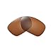 Walleva Brown Polarized Replacement Lenses for Oakley Inmate Sunglasses