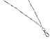 Christina Women's Geometric Fashion Lanyard (Silver)