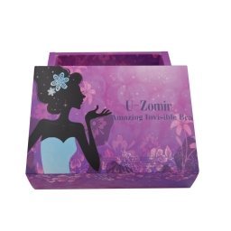 U-Zomir Women\'s Reusable Fashion Strapless Adhesive Silicone Invisible Push-Up Bra (CUP E(DD))