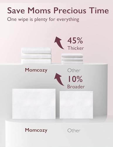 Momcozy Natural Breast Pump Wipes for Pump Parts Cleaning On-the-go, 30 Count (Pack of 3), Flash Clean & Resealable Pump Wipes
