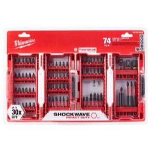 Milwaukee Shockwave Impact Driver Bit Set (74 Piece) 48-32-4062