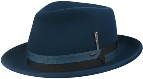 Bailey of Hollywood Perry Fedora Navy, Small at Amazon Men's