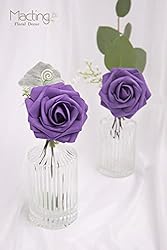 MACTING Artificial Flower Rose, 30pcs Real Touch