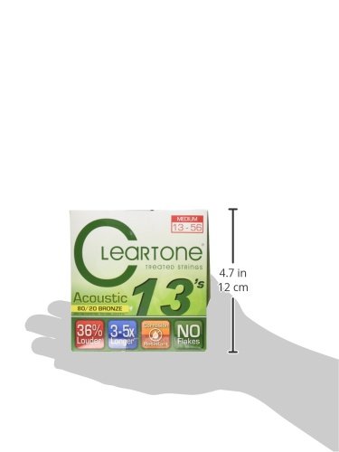 Cleartone 7613 80/20 Bronze Acoustic String Set, Medium