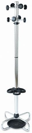 Magnuson Group Space-Saving Costumer Coat Rack Tree, Chrome