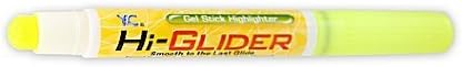 Yasutomo Hi-Glider Stick Yasutomo Highlighter Yellow 10/Box