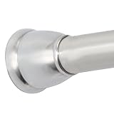 InterDesign Forma Ultra Constant Tension Bathroom Shower Curtain Rod - 43-75