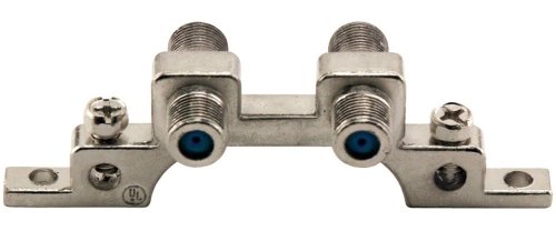 9 Dual 3 GHz F Type High Frequency Coax Ground Block With Ground Screws UL Dish