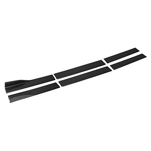 Evargc Universal 2M / 86.6" Car Side Skirt Extension Rocker Panel Body