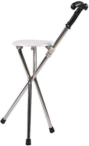 耐久性のあるステッキチェア 杖シート医療マッサージステッキ 高齢者用シートポータブル