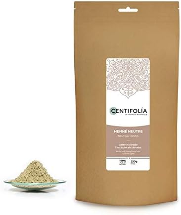 Neutral henna with plant extracts - 250 g - CENTIFOLIA, 250 g (Pack of 1)
