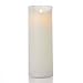 glowiu Flameless Flickering Candles 9 Inch Moving Flame, Real Wax Pillar Battery Candle with 10-Key Remote Multi-Function (Ivory, 3.25 x 9)