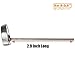 Hisencn G351-0076-W1 Temp Gauge, Thermometer, Heat Indicator Replacement for Charbroil and Kenmore Gas Grill Models Stainless Steel Temperature Gauge T00473 1PK Repair Parts
