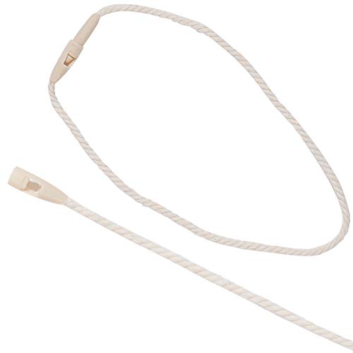 950pcs Cotton Hang Tag Fasteners String 7.6 Inch Snap Lock Pin Security Loop Fastener Hook Ties for Gifts Luggage Label Attachment Clothing, Easy and Fast to Attach