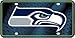 Seattle Seahawks NFL Embossed Aluminum Automotive Novelty License Plate Tag Sign