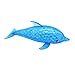 WFFO Slow Rising Squishy Toy, Spongy Dolphin Bead Stress Ball Toy Squeezable Squishies Toy Stress Relief Toy or Kids Party Toys Stress Reliever Toy (Blue)