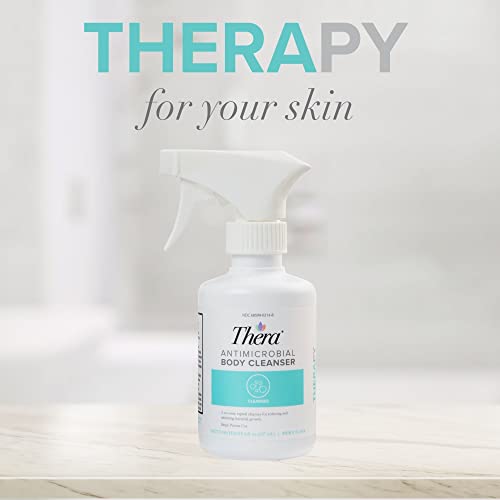 Thera Antimicrobial Body Wash Cleanser, RinseFree, Topical, Mild