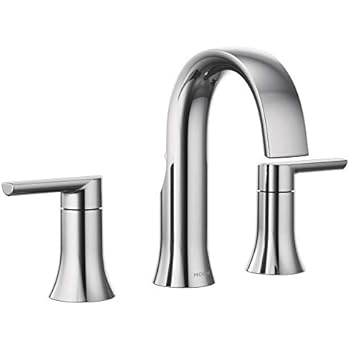 Moen TS6925 Doux Two-Handle 8-Inch Widespread Lever Handle ...