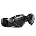 Vevins Dog Goggles Sunglasses for Middle & Large Dog, UV Protective Foldable Pet Sunglasses Adjustable Waterproof Eyewear(Black)