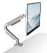 Mount-It! Single Monitor Arm Mount | Desk Stand | Full Motion Height Adjustable Articulating Mechanical Spring Arm | Fits 24 27 29 30 32 Inch VESA Compatible Computer Screen | C-Clamp and Grommet Base