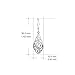 YFN Jewelry 925 Solid Sterling Silver Filigree Teardrop Dangle Drop Earrings (Filigree Earring)